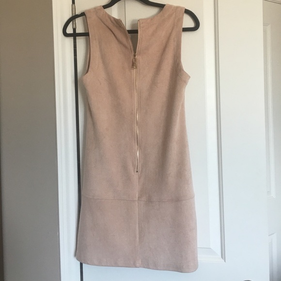 Dress with gold accent zip. - Picture 2 of 5